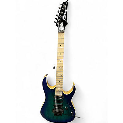 Used Ibanez RG470AHM Blue Moon Burst Solid Body Electric Guitar