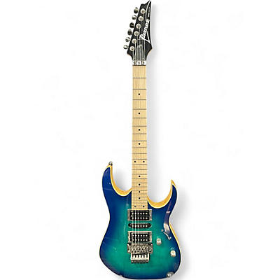 Used Ibanez RG470AHM Blue Moon Burst Solid Body Electric Guitar