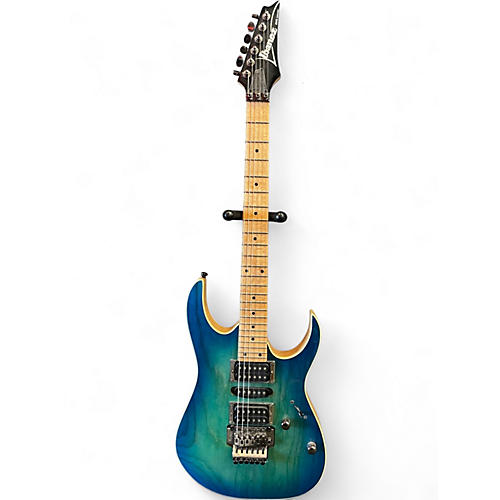 Used Ibanez RG470AHM Blue Sapphire Solid Body Electric Guitar Blue Sapphire
