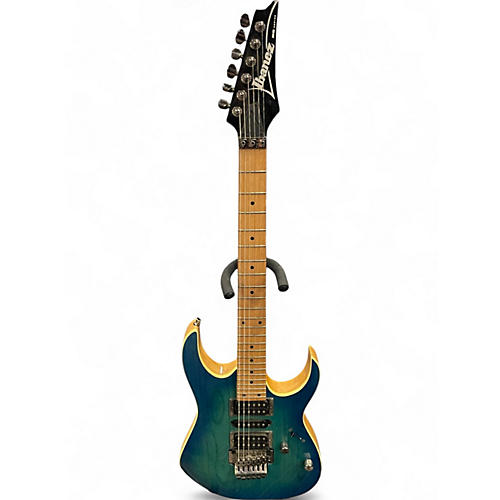Used Ibanez RG470AHM Blue Solid Body Electric Guitar Blue
