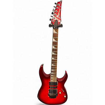 Used Ibanez RG470FM Trans Red Solid Body Electric Guitar