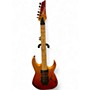 Used Ibanez RG470MB gold and orange Solid Body Electric Guitar gold and orange