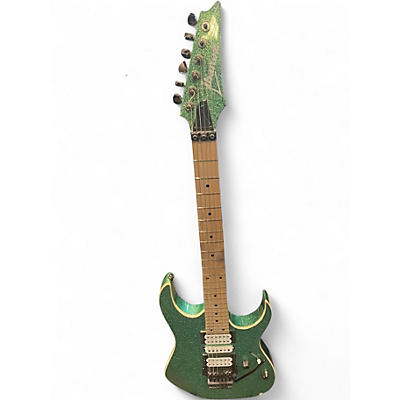 Used Ibanez RG470MSP GREEN Solid Body Electric Guitar