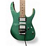 Used Ibanez RG470MSP Turquoise Sparkle Solid Body Electric Guitar Turquoise Sparkle