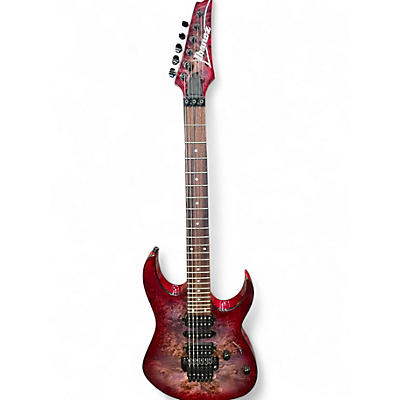 Used Ibanez RG470PB Crimson Red Burst Solid Body Electric Guitar