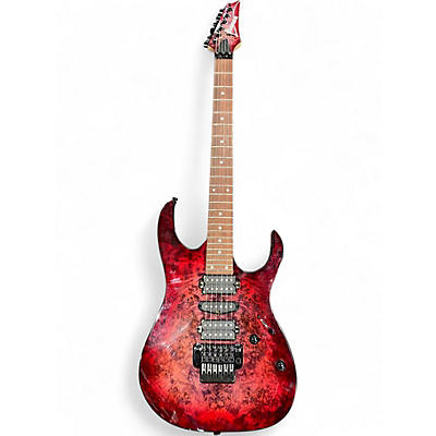 Used Ibanez RG470PB RED ECLIPSE BURST Solid Body Electric Guitar
