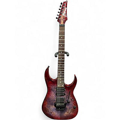Used Ibanez RG470PB Red Eclipse Burst Solid Body Electric Guitar