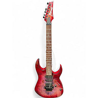 Used Ibanez RG470PB Red Eclipse Burst Solid Body Electric Guitar