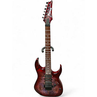 Used Ibanez RG470PB Red Eclipse Burst Solid Body Electric Guitar