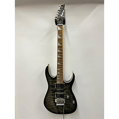 Ibanez Used Ibanez RG4EX1 Black And Silver Solid Body Electric Guitar