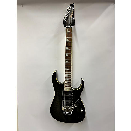 Ibanez Used Ibanez RG4EX1 Trans Black Solid Body Electric Guitar Trans Black