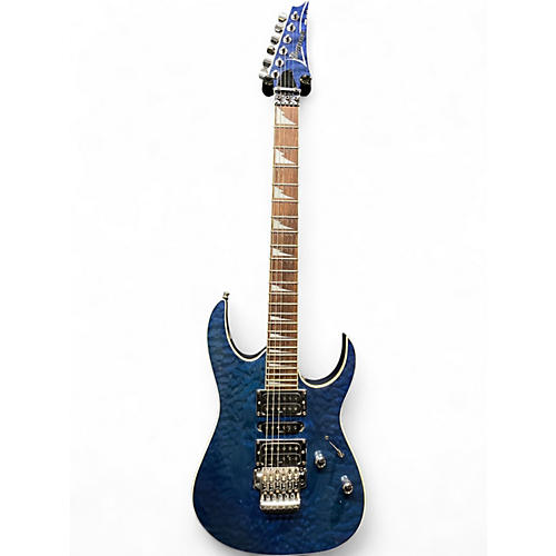 Used Ibanez RG4EX1 Trans Blue Solid Body Electric Guitar Trans Blue