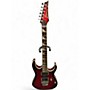 Used Ibanez RG4EXQM1 Trans Red Solid Body Electric Guitar Trans Red