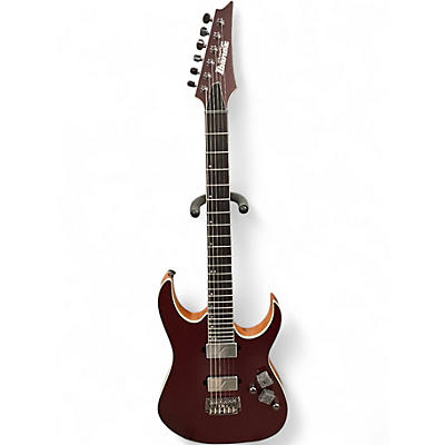 Used Ibanez RG5121 PRESTIGE Burgundy Solid Body Electric Guitar