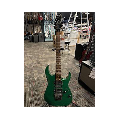 Ibanez Used Ibanez RG517 Sparkle Green Solid Body Electric Guitar