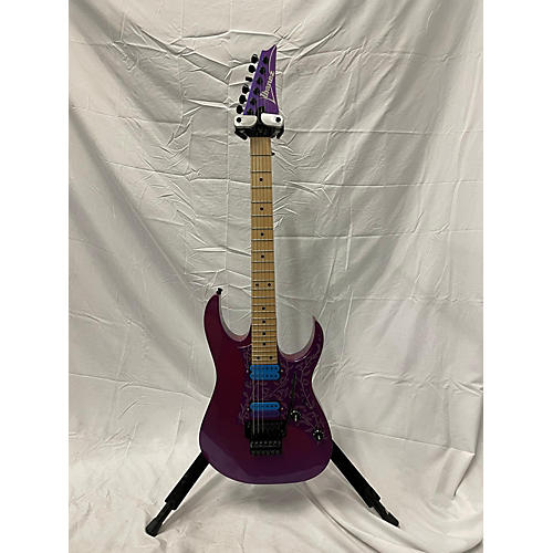 Ibanez Used Ibanez RG550 Genesis Purple Neon Solid Body Electric Guitar Purple Neon