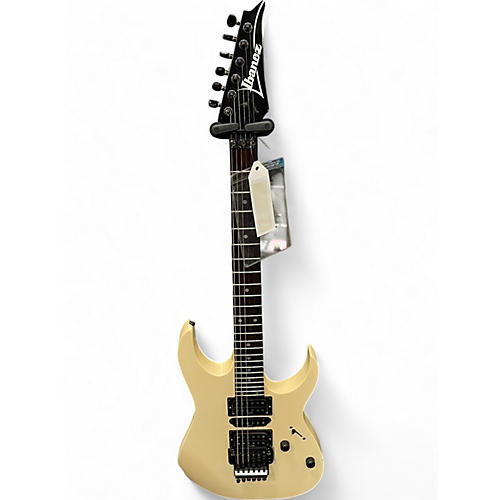 Used Ibanez RG570 Cream Solid Body Electric Guitar Cream