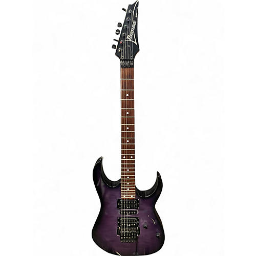 Used Ibanez RG570 Violet Solid Body Electric Guitar Violet