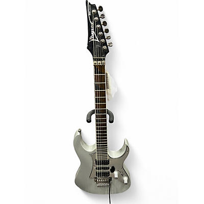 Used Ibanez RG5SP2 RG Series Silver Solid Body Electric Guitar