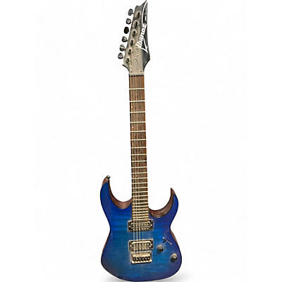 Used Ibanez RG6003FM Blue Burst Solid Body Electric Guitar