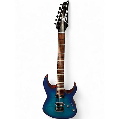 Used Ibanez RG6003FM Blue Solid Body Electric Guitar Blue