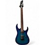 Used Ibanez RG6003FM Blue Solid Body Electric Guitar Blue