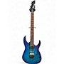 Used Ibanez RG6003FM Blue Solid Body Electric Guitar Blue