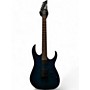 Used Ibanez Used Ibanez RG6003FM Flat Blue Sapphire Solid Body Electric Guitar flat blue sapphire