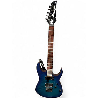 Used Ibanez RG6003FM Flat Saphire blue Solid Body Electric Guitar