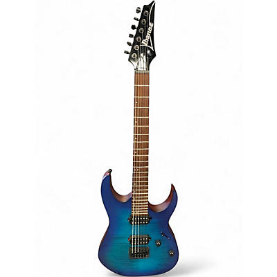Used Ibanez RG6003FM Flat Sapphire Blue Solid Body Electric Guitar