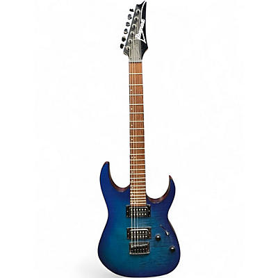 Used Ibanez RG6003FM Sapphire Blue Trans Solid Body Electric Guitar