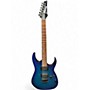 Used Ibanez RG6003FM Sapphire Blue Trans Solid Body Electric Guitar Sapphire Blue Trans