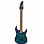 Used Ibanez RG6003FM Sapphire Blue Trans Solid Body Electric Guitar Sapphire Blue Trans
