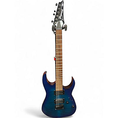 Used Ibanez RG6003FM flat sapphire blue Solid Body Electric Guitar