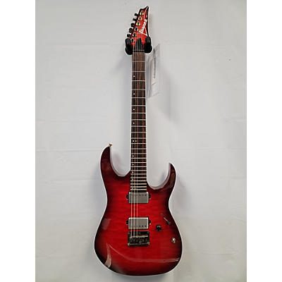 Ibanez Used Ibanez RG6005FEQM Trans Red Solid Body Electric Guitar