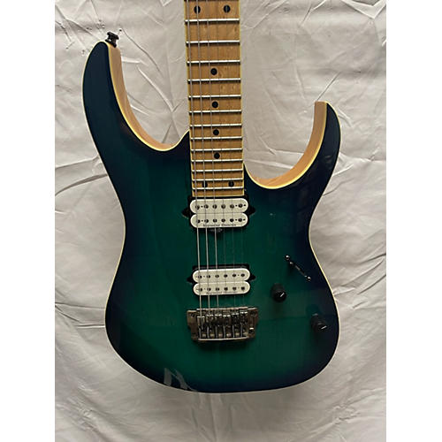 Ibanez Used Ibanez RG652AHM Green Solid Body Electric Guitar Green