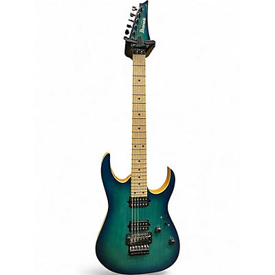 Used Ibanez RG652AHM-NGB NEBULA GREEN BURST Solid Body Electric Guitar