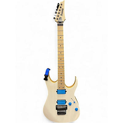 Used Ibanez RG652AHM PRESTIGE ANTIQUE WHITE BLONDE Solid Body Electric Guitar