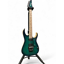 Used Ibanez RG652AHM Prestige Nebula Green Burst Solid Body Electric Guitar