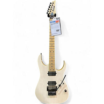 Used Ibanez RG652AHM  White Blonde Solid Body Electric Guitar