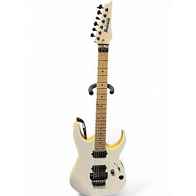 Used Ibanez RG652AHMAWD Trans White Solid Body Electric Guitar