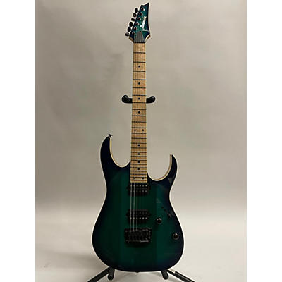 Ibanez Used Ibanez RG652AHMFX Nebula Green Burst Solid Body Electric Guitar