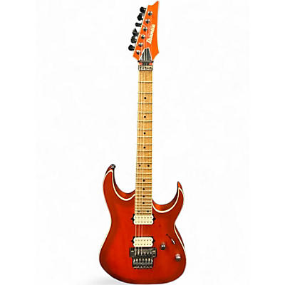 Used Ibanez RG652AHMS BURNT ORANGE Solid Body Electric Guitar