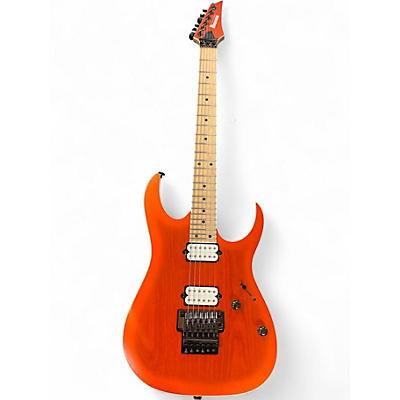 Used Ibanez RG652AHMS-OMF Prestige Orange Metallic Burst Flat Solid Body Electric Guitar