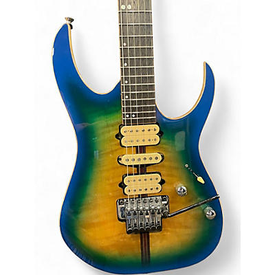 Used Ibanez RG6PFGMLTD GYSER BLUE BURST Solid Body Electric Guitar