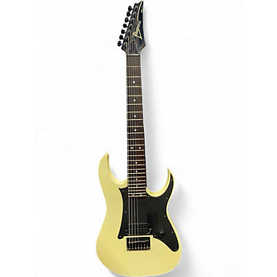 Used Ibanez RG7 Cream Solid Body Electric Guitar