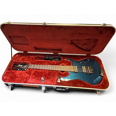 Used Ibanez RG7 Prestige Metallic Blue Solid Body Electric Guitar