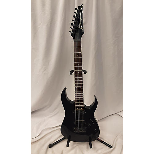 Ibanez Used Ibanez RG7321 7 String Black Solid Body Electric Guitar Black