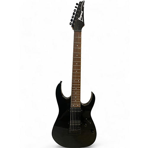 Ibanez Used Ibanez RG7321 7 String Black Solid Body Electric Guitar Black