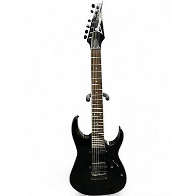 Used Ibanez RG7321 7 String Black Solid Body Electric Guitar